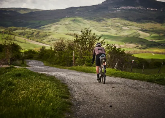 Cycling Landscape Desert